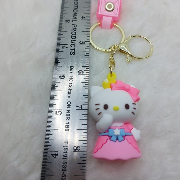 2/$25 Hello Kitty keychai wrist strap lanyard with "The sunshine Unicorn" - Picture 3 of 6